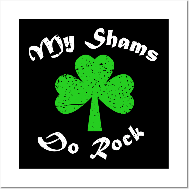 St Patricks Day Shamrock Wall Art by TriHarder12